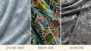 Jacquard vs Brocade vs Damask: How to Tell the Difference