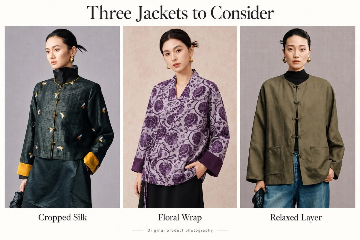 What Jacket to Wear With a Silk Dress Three Styles and How to Choose